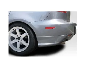 2004-2009 Mazda 3 Duraflex Maver Rear Lip Add on Spoilers - 2 Pieces