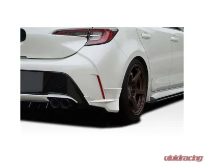 2019-2023 Toyota Corolla Hatchback Duraflex Medula Rear Lip Add on Spoilers - 2 Pieces - 118668