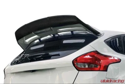 2015-2018 Ford Focus ST Carbon Creations Walla Rear Wing Spoiler Extension - 1 Piece - 118724