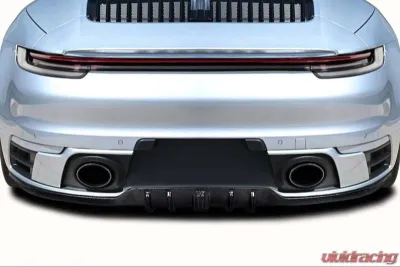 2020-2022 Porsche 992 Carrera Carbon Creations Phoenix Rear Diffuser - 1 Piece - 118755