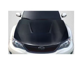 2008-2011 Subaru Impreza | 2008-2014 WRX STI Carbon Creations Vortex Hood - 1 Piece