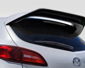 2010-2013 Mazda Mazdaspeed 3 Duraflex Pacer Rear Wing Spoiler Extension - 1 Piece