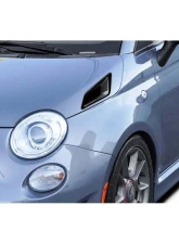 2012-2019 Fiat 500 Abarth Duraflex Kima Hood Side Vents - 2 Pieces                                     - 119015 - Image 6