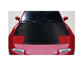 1990-1997 Mazda Miata Carbon Creations OEM Look Hood - 1 Piece
