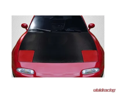1990-1997 Mazda Miata Carbon Creations OEM Look Hood - 1 Piece - 119044