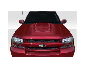 2002-2008 Chevrolet Trailblazer Duraflex ZR1 V2 Look Hood - 1 Piece