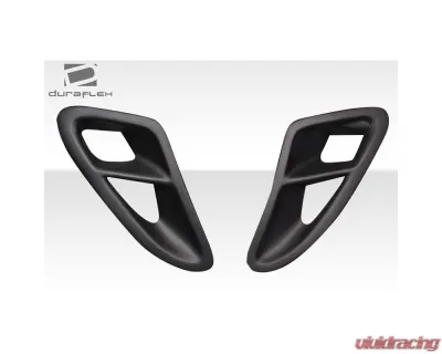 2005-2012 Porsche 987 Cayman / Boxster Duraflex Turbo Look Side Air Vent Duct - 2 Pieces - 119067