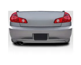 2003-2004 Infiniti G Sedan G35 Duraflex Nismo look Rear Lip Add on Spoiler - 1 Piece