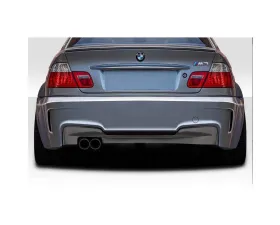 1999-2006 BMW 3 Series E46 2DR 4DR Duraflex 1M Look Rear Bumper Cover - 1 Piece