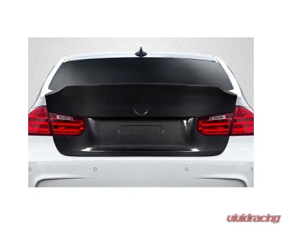 2012-2018 BMW 3 Series F30 Carbon Creations Sweeper Rear Trunk - 1 Piece - 119181