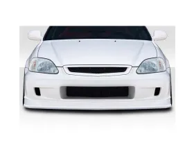 1999-2000 Honda Civic Duraflex Joker Front Bumper Cover - 1 Piece