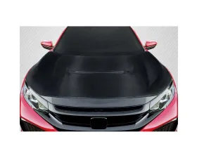 2016-2021 Honda Civic Carbon Creations Type R Look Hood - 1 Piece