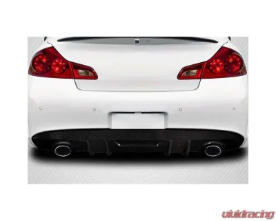 2010-2015 Infiniti G37 | Q40 Carbon Creations Avera Rear Diffuser - 1 Piece - 119315