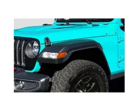 2020-2024 Jeep Gladiator Rubicon / Mojave Duraflex Duster Front Fender Flare Add Ons - 2 Pieces