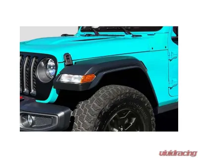 2020-2024 Jeep Gladiator Rubicon / Mojave Duraflex Duster Front Fender Flare Add Ons - 2 Pieces - 119328