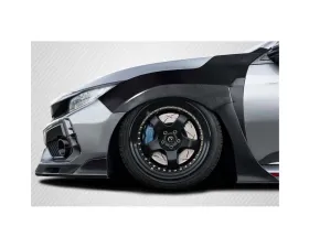 2017-2021 Honda Civic Type R Carbon Creations Skywalker Front Fenders (+25mm) - 2 Pieces