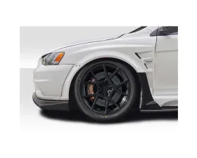 2008-2017 Mitsubishi Lancer / Lancer Evolution 10 Duraflex Vantix Front Fenders - 2 Pieces (+35MM)