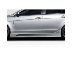 2008-2017 Mitsubishi Lancer / Lancer Evolution 10 Duraflex Vantix Side Skirt Rocker Panel Splitters - 2 Pieces