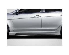 2008-2017 Mitsubishi Lancer / Lancer Evolution 10 Carbon Creations Vantix Side Skirt Rocker Panel Splitters - 2 Pieces (S)