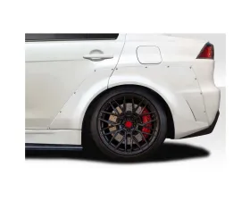 2008-2017 Mitsubishi Lancer | Lancer Evolution 10 Duraflex Vantix Rear Fender Flares - 2 Pieces