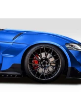 2020-2024 Toyota Supra A90 Duraflex Goblin Front Fender Flares - 6 Pieces (+70MM)                                     - 119411 - Image 5