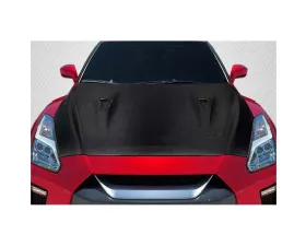 2017-2021 Nissan GT-R R35 Carbon Creations OEM Look Hood - 1 Piece