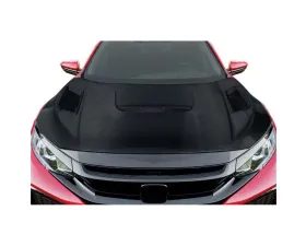 2016-2021 Honda Civic Carbon Creations Shingo Hood - 1 Piece