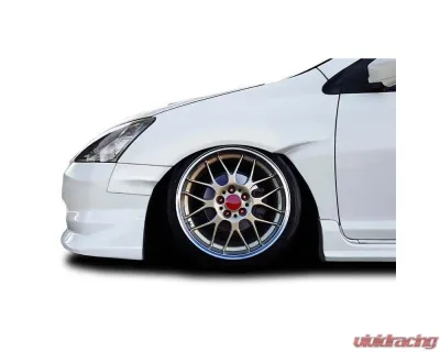 2002-2005 Honda Civic Duraflex Shingo Front Fenders ( +30MM ) - 2 Pieces - 120017