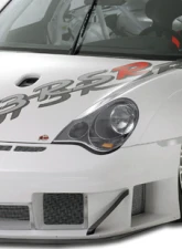 2002-2004 Porsche 996 Carrera C2/C4 Duraflex GT3 RSR Look Wide Body Front Bumper Cover - 1 Piece                                     - 105406 - Image 2