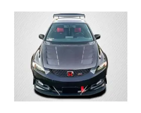 2006-2011 Honda Civic 2DR Carbon Creations Circuit Hood - 1 Piece