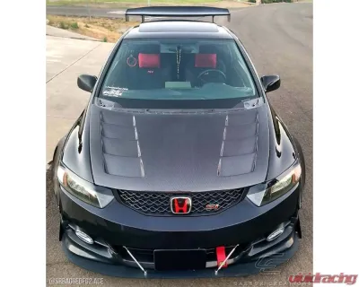 2006-2011 Honda Civic 2DR Carbon Creations Circuit Hood - 1 Piece - 103131