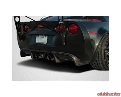 2005-2013 Chevrolet Corvette C6 Carbon Creations GT500 Rear Diffuser - 1 Piece - 108411