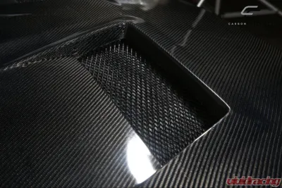 2008-2017 Mitsubishi Lancer / Lancer Evolution 10 Lancer Carbon Creations DriTech Race Hood - 1 Piece - 114017