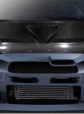 2008-2017 Mitsubishi Lancer / Lancer Evolution 10 Lancer Carbon Creations DriTech Race Hood - 1 Piece                                     - 114017 - Image 7