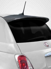 2012-2019 Fiat 500 Carbon Creations Abarth Look Roof Wing Spoiler - 1 Piece                                     - 115624 - Image 2