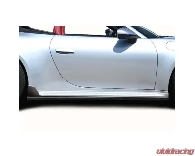 2020-2024 Porsche 992 Carrera Carbon Creations Taveran Side Skirt Rocker Panel Splitters - 2 Pieces - 118753