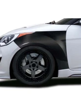 2012-2017 Hyundai Veloster Carbon Creations OEM Look Front Fenders - 2 Pieces                                     - 118821 - Image 5