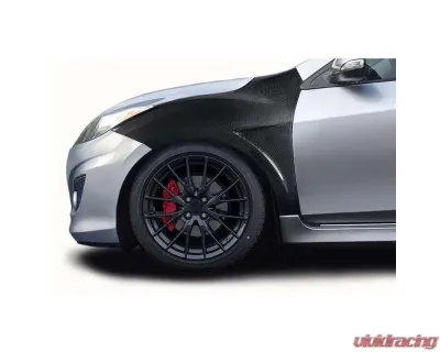 2010-2013 Mazda 3 Carbon Creations Evolved Front Fenders - 2 Pieces - 119296
