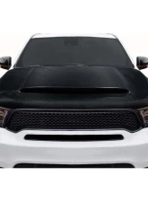 2011-2023 Dodge Durango Carbon Creations Demon Look Hood - 1 Piece                                     - 120041 - Image 6