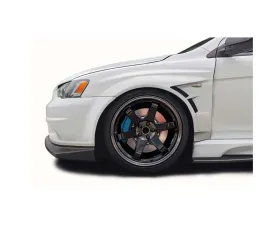 2008-2017 Mitsubishi Lancer Duraflex Tracked Front Fenders - 2 Pieces