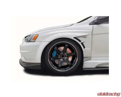2008-2017 Mitsubishi Lancer Duraflex Tracked Front Fenders - 2 Pieces - 120163