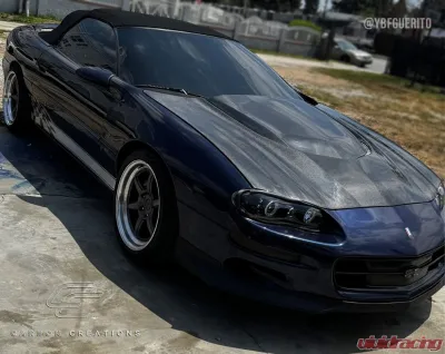 1998-2002 Chevrolet Camaro Carbon Creations ZL1 Version 2 Hood - 1 Piece - 115235