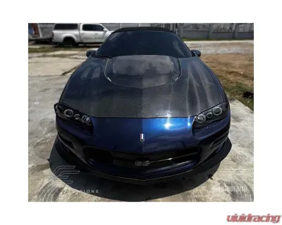 1998-2002 Chevrolet Camaro Carbon Creations ZL1 Version 2 Hood - 1 Piece - 115235