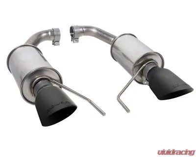Roush Performance Dual Black Tip Axle-Back Exhaust Ford Mustang GT | Ecoboost 2024-2025 - 422333-BLK