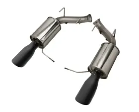 Roush Axle-Back Exhaust Black Tip Ford Mustang GT 2011-2014