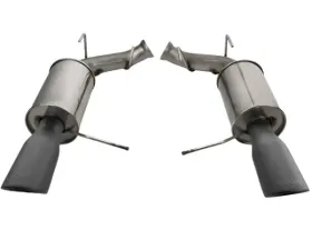 Roush Axle-Back Exhaust Black Tip Ford Mustang V6 2011-2014