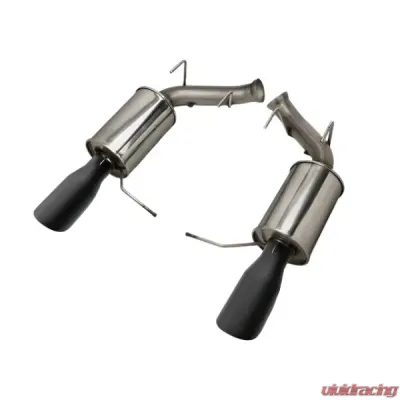 Roush Axle-Back Exhaust Black Tip Ford Mustang V6 2011-2014 - 421145-BLK