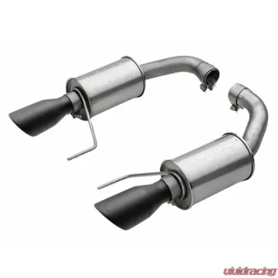 Roush Axle-Back Exhaust Black Tip Ford Mustang GT 2015-2017 - 421834-BLK