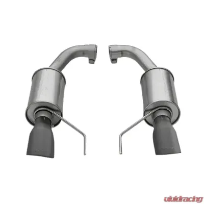 Roush Axle-Back Exhaust Black Tip Ford Mustang GT 2015-2017 - 421834-BLK