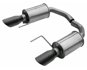 Roush Axle-Back Exhaust Black Tip Ford Mustang V6 | Ecoboost 2015-2025